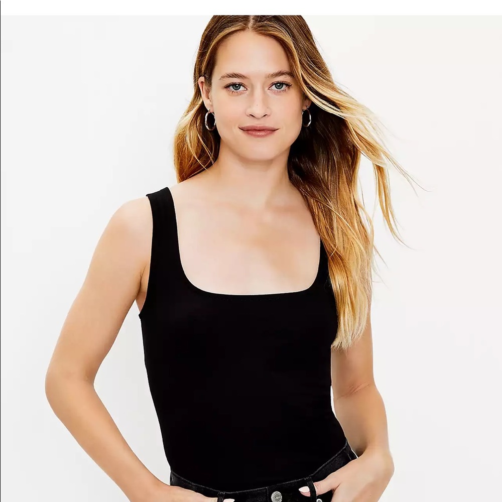 LOFT square neck tank top